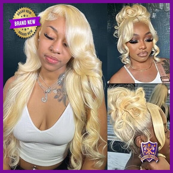 38 Inch Human Hair 360 Lace Front Wig 200% Density Body Wave main image 6